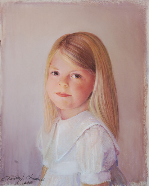 family portrait painting, childrens portrait artist, timothy chambers, portrait artist for hire