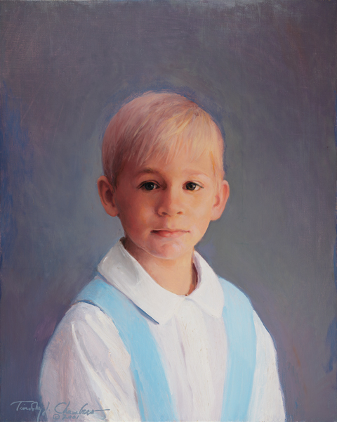 family portrait painting, childrens portrait artist, timothy chambers, portrait artist for hire