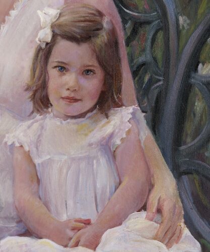 Mrs. Landau and Her Daughters detail 3